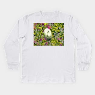 Lapin et de Fleurs Kids Long Sleeve T-Shirt